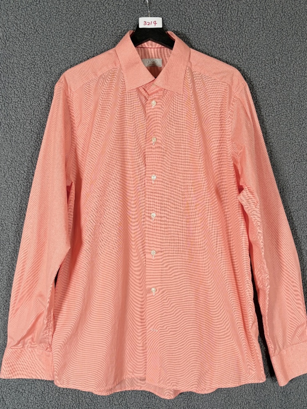 Eton Cotton Contemporary Button Up Long Sleeve Shirt - Men's Size 44/Neck 17.5 - Picture 2 of 9